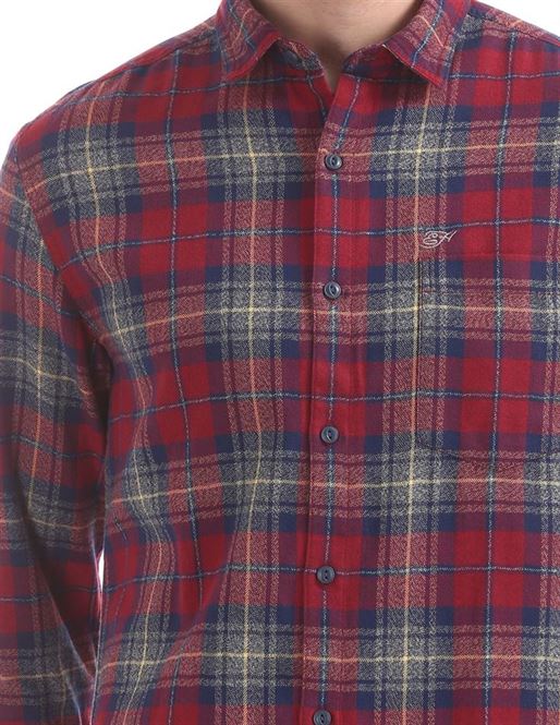 Ed Hardy Men Casual Wear Checkered Shirt